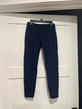 Sweaty Betty Power 7/8 Leggings in Navy Blue Size Small
